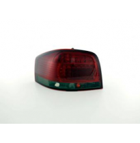 Kit De Pilotos Traseros Led Audi A3 Modelo 8p  03-07 Negro/Rojo Fk Automotive