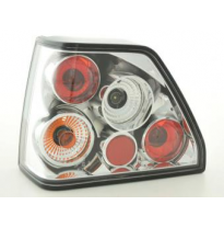 Kit De Pilotos Traseros Para Vw Golf 2 Modelo 19e  83-92 Cromado Fk Automotive