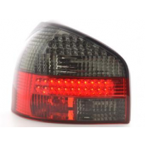 Kit De Pilotos Traseros Led Audi A3 Modelo 8l  96-02 Rojo/Negro Fk Automotive