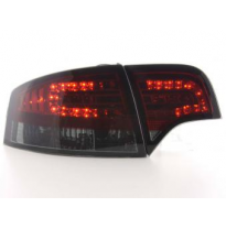 Kit De Pilotos Traseros Led Audi A4 Sedan Modelo 8e  04-07 Rojo/Negro Fk Automotive