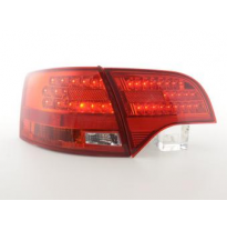Kit De Pilotos Traseros Led Audi A4 B7 8e Avant  04-08 Rojo/Color Claro Fk Automotive