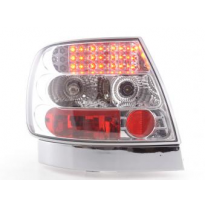 Kit De Pilotos Traseros Led Audi A4 Sedan Modelo B5  95-00 Cromado Fk Automotive
