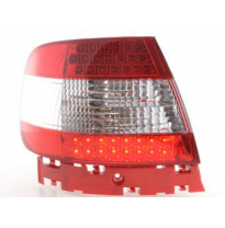 Kit De Pilotos Traseros Led Audi A4 Sedan Modelo B5  95-00 Color Claro/Rojo Fk Automotive