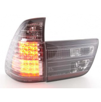 Kit De Pilotos Traseros Led Bmw X5 Modelo E53 98- Negro Fk Automotive