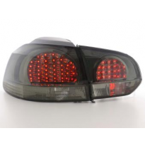 Kit De Pilotos Traseros Led Vw Golf 6 Modelo 1k  08- Negro Fk Automotive