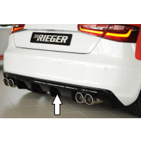 FOX 3-puerta. (Hatchback 8V1) 5 puertas. (Sportback 8VA) Añadido trasero Rieger - Audi A3 8V Año:07.12-08.16 (Hasta Facelift)
