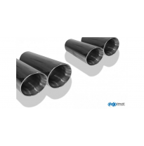 FOX Salida del Escape trasero derecha / izquierda - 2x90 tipo 25 Ford Focus IV ST-Line - suspensión independiente Año:Desde 2018