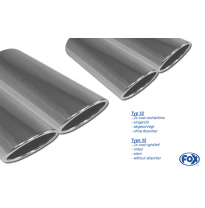 Escape FOX VW Golf VII R - 4-Motion Facelift Escape Final Duplex - 2x115x85 44 dch/izq