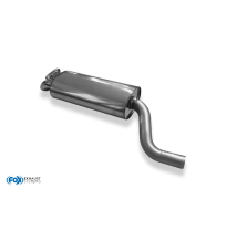 Silenciador final Audi 100 quattro Tipo C3 - 2x55 Tipo 26 Fox exhaust