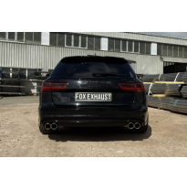 Silenciador final Audi A6 4G derecho/izquierdo - 2x90 tipo 16 derecho/izquierdo Fox exhaust