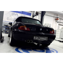 BMW Z3 Roadster y Coupé - Silenciador trasero E36 - 2x80 Tipo 24 Fox exhaust
