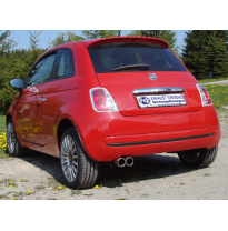 Silenciador final Fiat 500/500C - 2x76 tipo 12 Fox exhaust