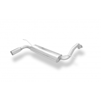 Silenciador final cruzado para Honda Civic 5 - 1x90 tipo 10 Fox exhaust