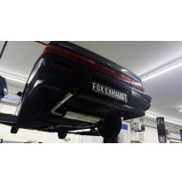 Honda Civic 4 - ED3 Silenciador trasero transversal y silenciador delantero - 1x63 Tipo 10 izquierdo Fox exhaust