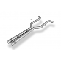 Mercedes Clase E 212 - Sustitución del silenciador delantero 5,5 l 285 kW Fox exhaust