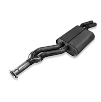 Mercedes W123/S123 - Silenciador central de 4 cilindros adecuado para Fox exhaust