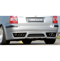 Extensión de faldón trasero Rieger para VW Passat 3BG únicamente (variante/familiar) Fox exhaust
