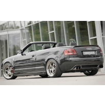 Difusor trasero Rieger para Audi A4 8H (8H): 04.02-12.05 (antes del rediseño), 01.06- (después del rediseño) | Cabriolet - ABS n