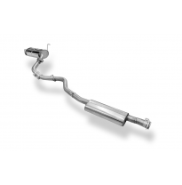 Subaru Outback - Silenciador delantero y final BT - tubo de escape: 1x Fox exhaust