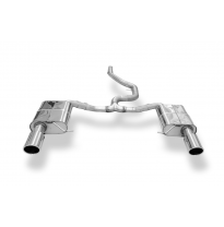 VW Passat 3C 4-Motion Silenciador final derecho/izquierdo y silenciador intermedio Fox exhaust