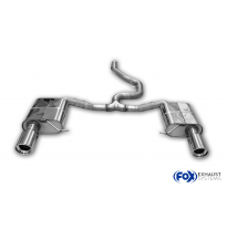 VW Passat 3C 4-Motion Silenciador final derecho/izquierdo y silenciador intermedio Fox exhaust