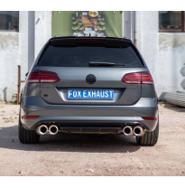 VW Golf VII Variant R - Silenciador delantero y trasero 4-Motion - Fox exhaust