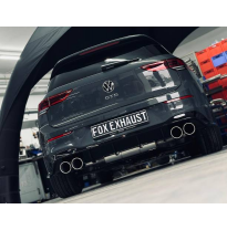 Salida del silenciador trasero derecho/izquierdo para VW Golf 8 GTD - 2x100 tipo 1 Fox exhaust