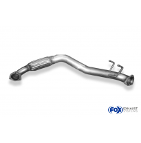 Tubo colector VW T4 Doris de Ø70 mm con tubo flexible Fox exhaust