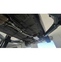 Silenciador delantero y final Audi S2 B4 con tubo en Y - 2x80 típico Fox exhaust