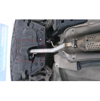Audi A2 - 1,6 l Tubo delantero con pieza flexible (apto para el Fox exhaust