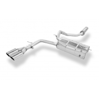 Audi A2 - 1,6 l Sistema parcial desde el catalizador - 2x80 tipo 16 (consiste Fox exhaust