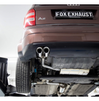 Audi A2 - 1,6 l Sistema parcial desde el catalizador - 2x76 tipo 25 (consiste Fox exhaust