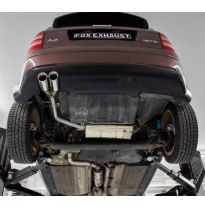 Audi A2 - 1,4 l - Sistema de depósito de 34 l (medio) del catalizador - 2 x 76 tipo 2 Fox exhaust