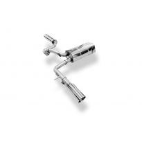 Audi A2 - 1,6 l Sistema parcial desde el catalizador - 1x90 tipo 25 (consiste Fox exhaust