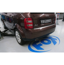 Audi A2 - 1,2 l TDI 3 l Sistema parcial desde el catalizador - 115x85 tipo 32 Fox exhaust