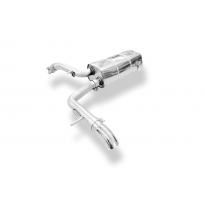 Audi A2 - 1,4 l - Silenciador final del depósito de 34 l - 1x63 tipo 26 Fox exhaust
