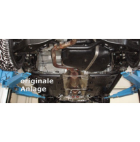 Escape FOX Audi A3 8P 3-puertas/ Sportback/ Cabrio tubo conexion escape central-FOX and catalizador