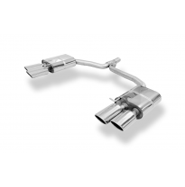 Audi A5 B8 - Silenciador trasero Rieger derecho/izquierdo para doble salida de escape Fox exhaust