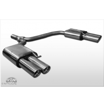 Escape FOX Audi A4 B8 sedan/ Caravan und A5 Coupe B8 escape final duplex doble entrada incl. y-adapter pipe - 2x90 17 duplex