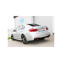 BMW F30 / 31 - 335d Escape trasero FOX salida cruzada derecha / izquierda - 1x90 tipo 10 derecha / izquierda