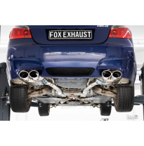 Silenciador final BMW E60 M5 derecho/izquierdo - 2x115x85 tipo 32 derecho Fox exhaust