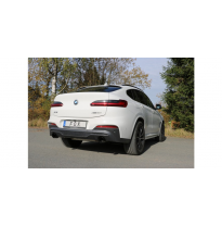 BMW X4 G02 - 30i Salida Escape trasero FOX izquierda / derecha - 1x100 tipo 25 derecha / izquierda Negro