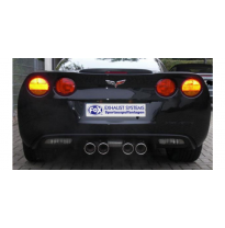 Escape FOX Corvette C06 escape final salida central - 4x100 12 center