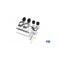 Escape FOX Chrysler 300C 3,5l escape final duplex double pipe - 2x80 17 duplex