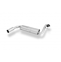 Honda Civic 4 + CRX II - EC8 EC9 ED6 ED7 ED9 Silenciador trasero transversal - 1x100 Tipo 10 izquierdo Fox exhaust