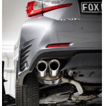 Silenciador final Lexus RC200T derecho/izquierdo - 2x90 tipo 25 derecho/ Fox exhaust