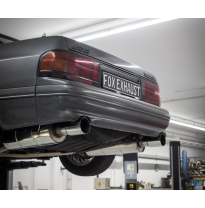 Mazda RX7 - Silenciador final FC derecho/izquierdo - 1x100 tipo 10 Fox exhaust