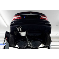 Silenciador trasero para Mercedes Clase C Sportcoupe CLC 203 - 2x76 Tipo 13 Fox exhaust