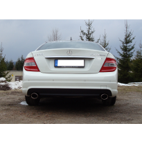 Escape FOX Mercedes C-Class 4 cylinders - W204/S204 AMG-Paket escape final duplex with y-connection - 115x85 38 duplex