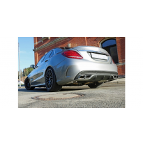 Escape FOX Mercedes C-Klasse AMG C63 S - escape final duplex - tail pipes are original